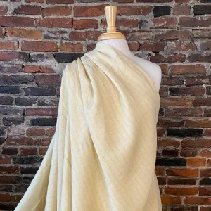 100% Yarn Dyed Linen in Honey Butter