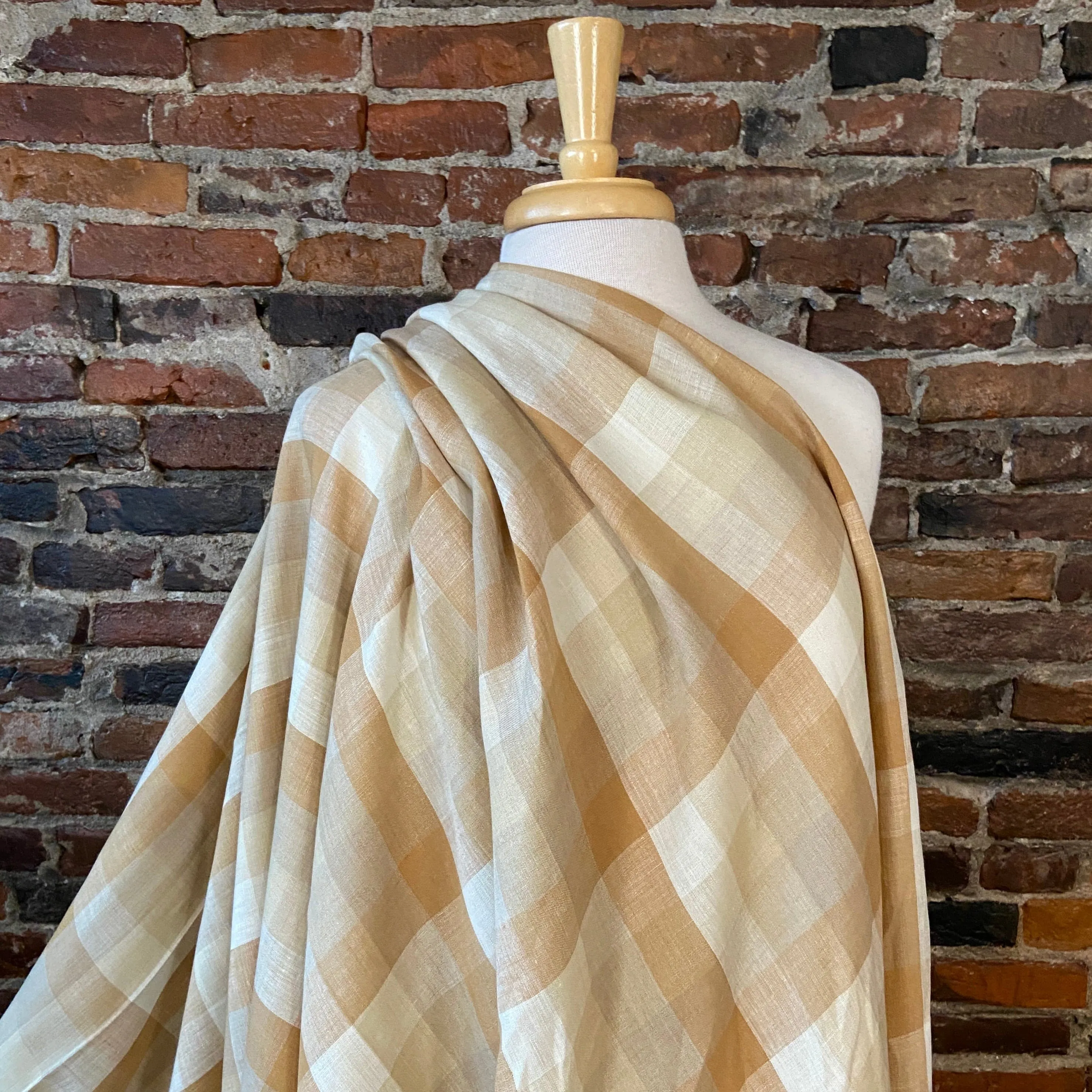 100% Yarn Dyed Linen in Rye