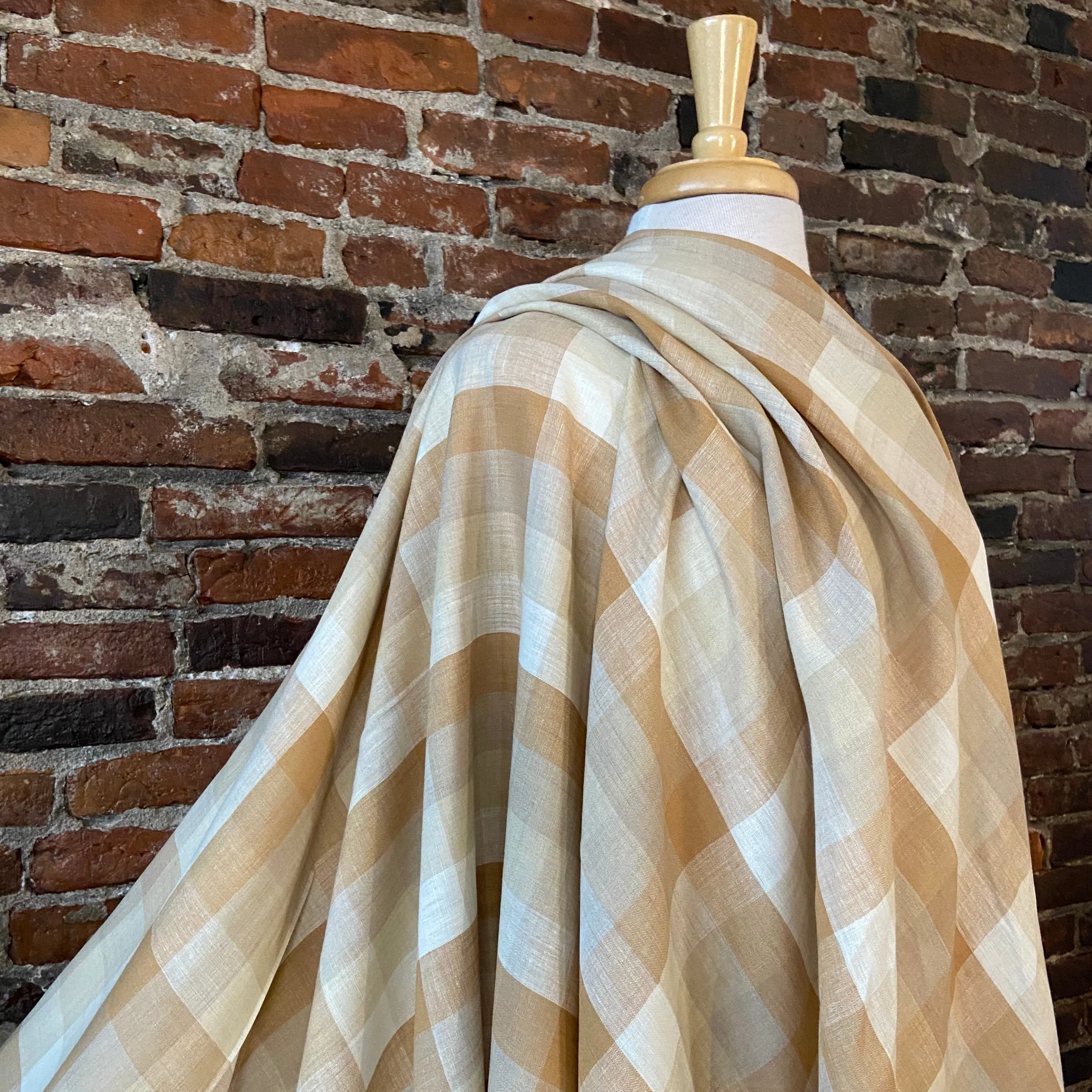 100% Yarn Dyed Linen in Rye