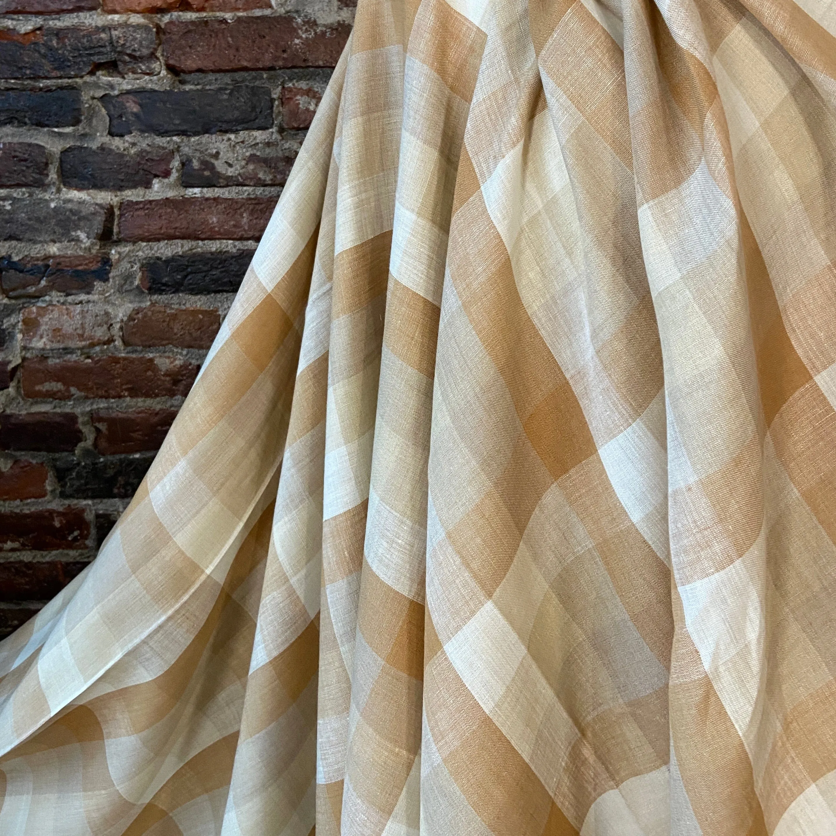 100% Yarn Dyed Linen in Rye