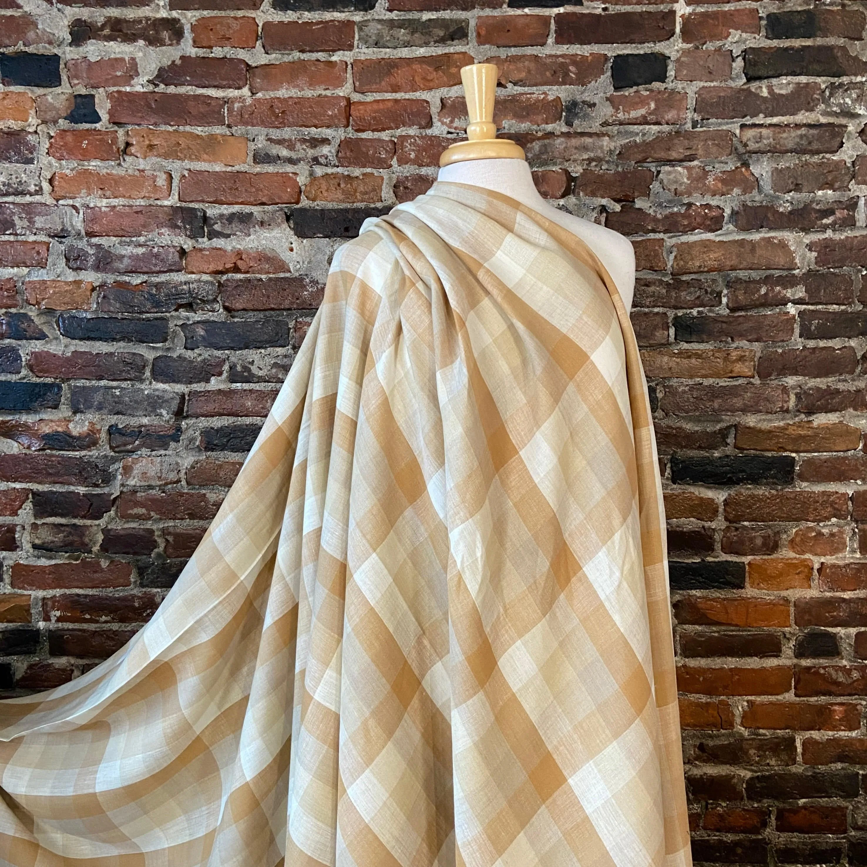 100% Yarn Dyed Linen in Rye