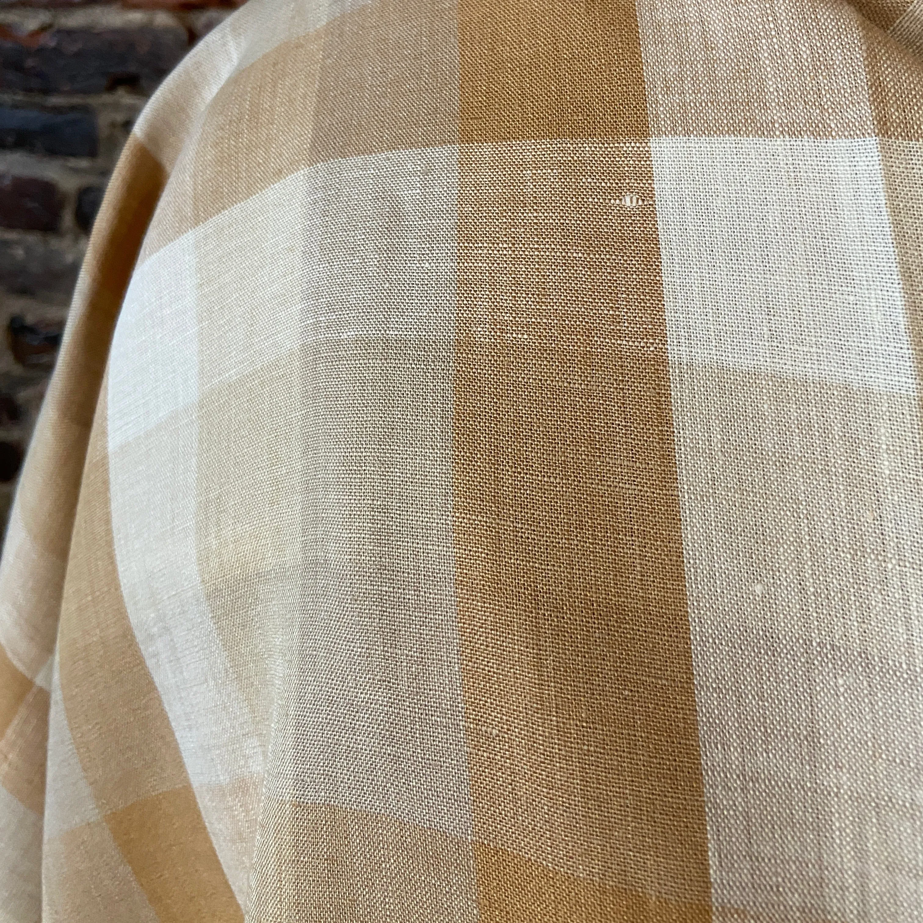100% Yarn Dyed Linen in Rye