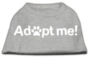 Adopt Me Screen Print Shirt Grey Xxl (18)
