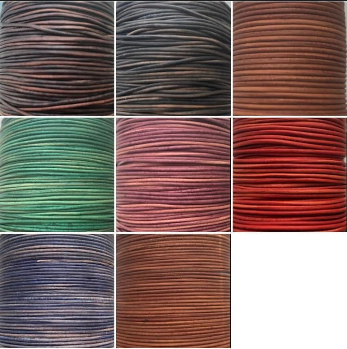 Antique 1mm Round Real Genuine Craft Jewellery Leather String Cord Lace Thong 3m