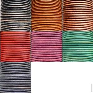 Antique 4mm Round Real Genuine Craft Jewellery Leather String Cord Lace Thong 2m