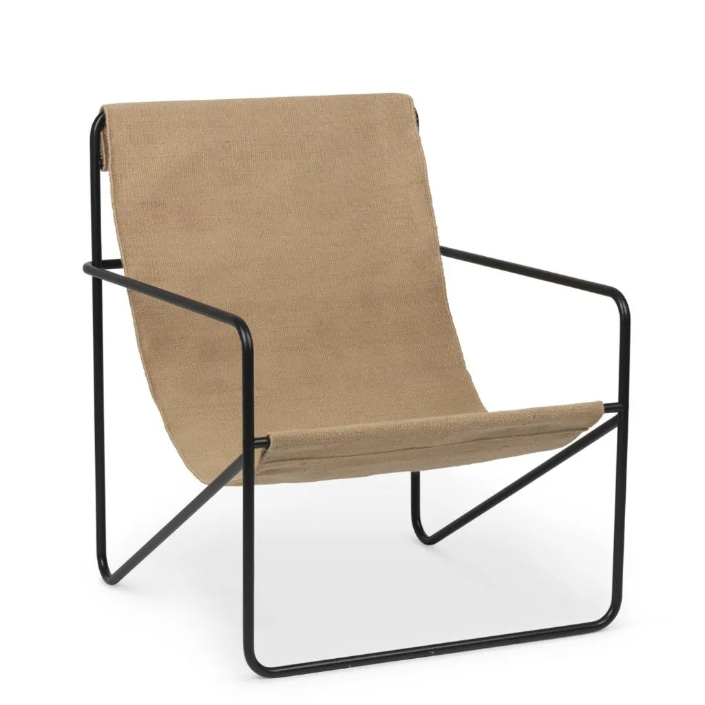 Black Solid Desert Lounge Chair