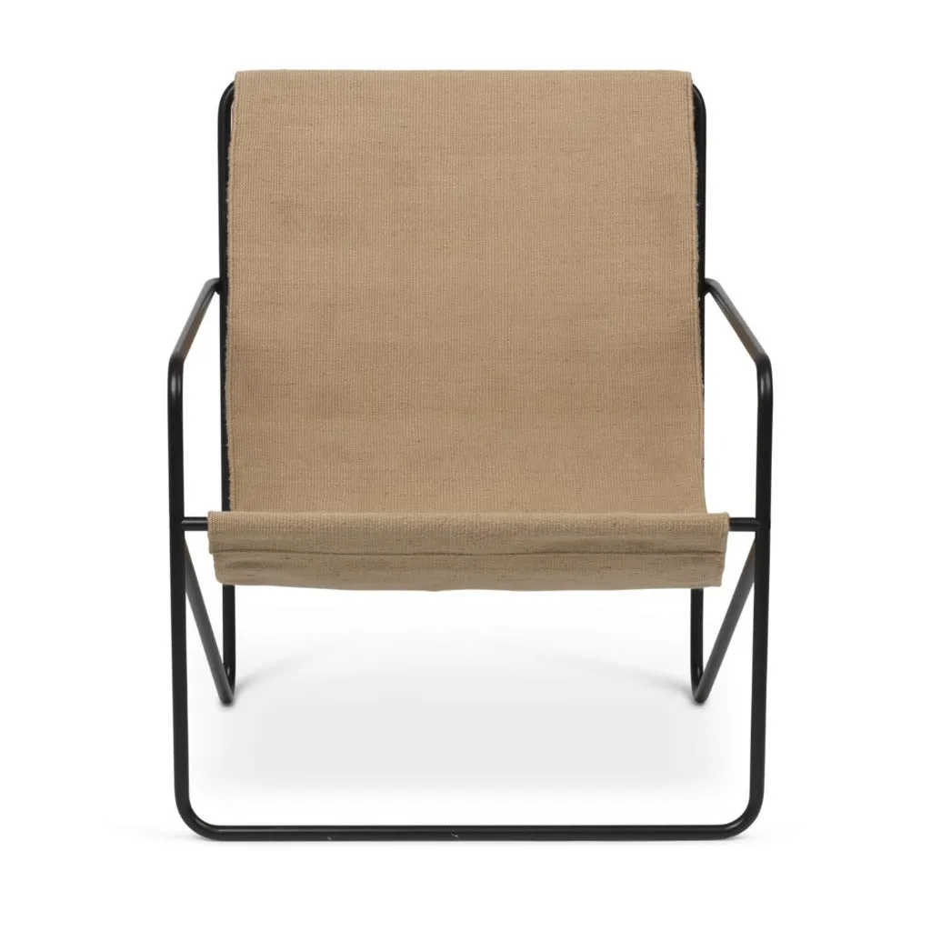 Black Solid Desert Lounge Chair