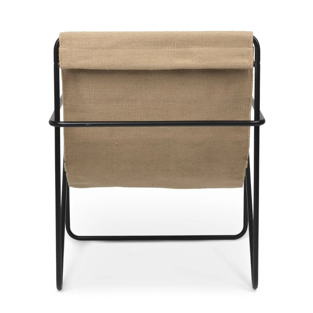 Black Solid Desert Lounge Chair