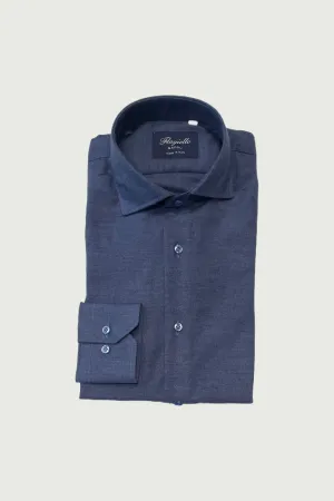 Blue Flannel Cotton Shirt