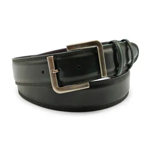 Bogart Welt Bottle Green Hand Burnished Viewfinder Belt