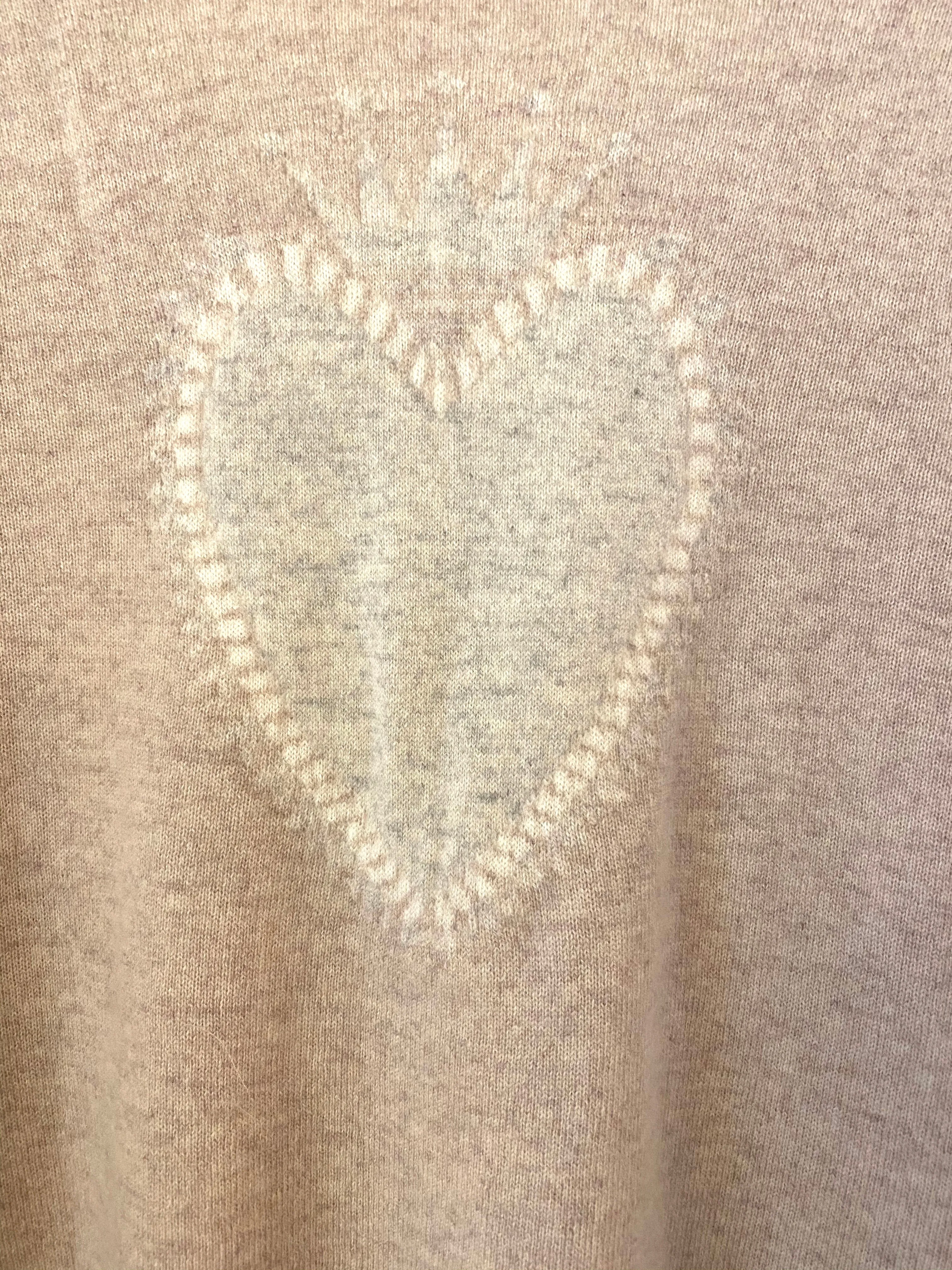Brazeau Tricot Milagro Ceramic Cashmere V-Neck Sweater