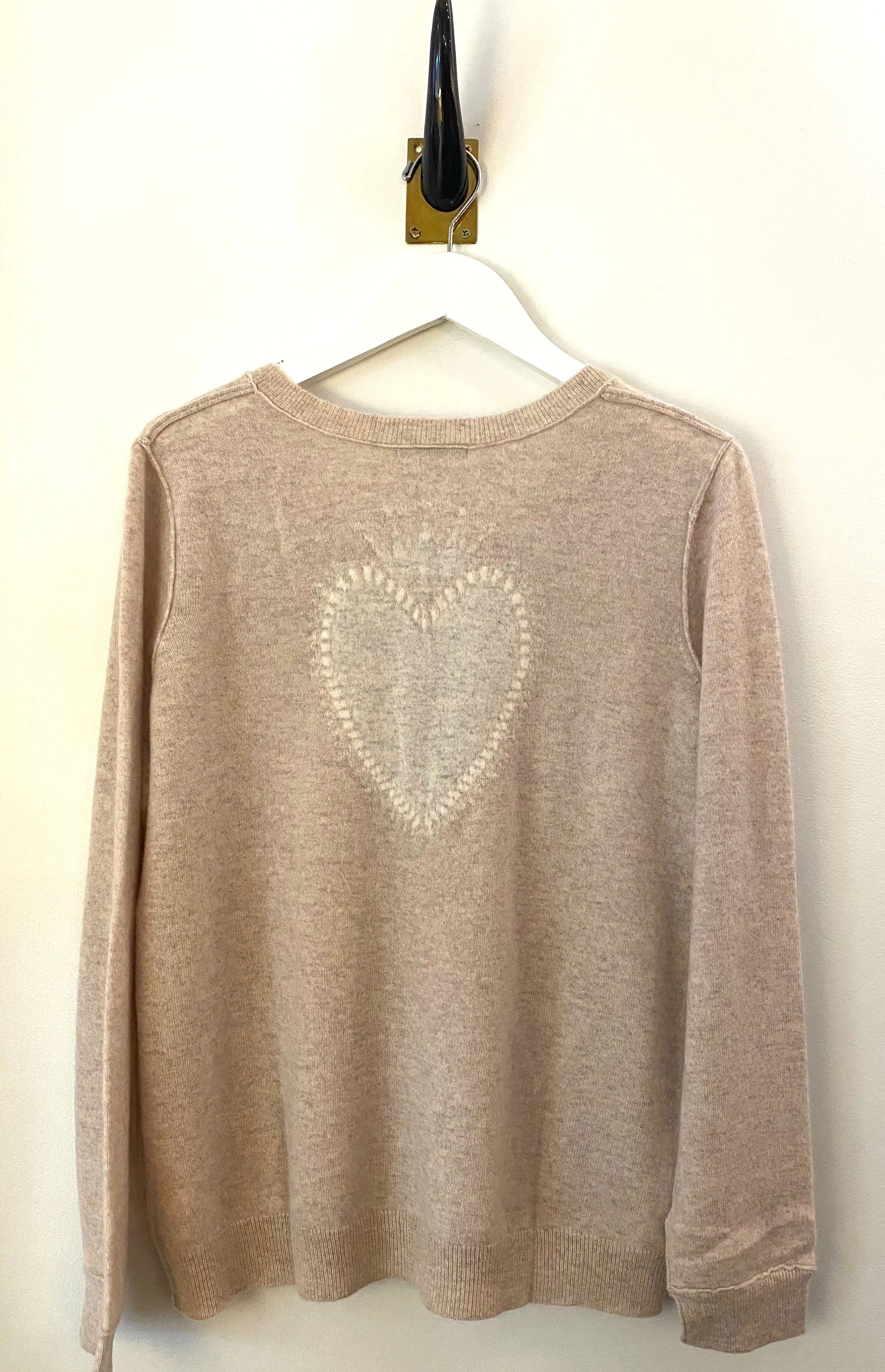 Brazeau Tricot Milagro Ceramic Cashmere V-Neck Sweater