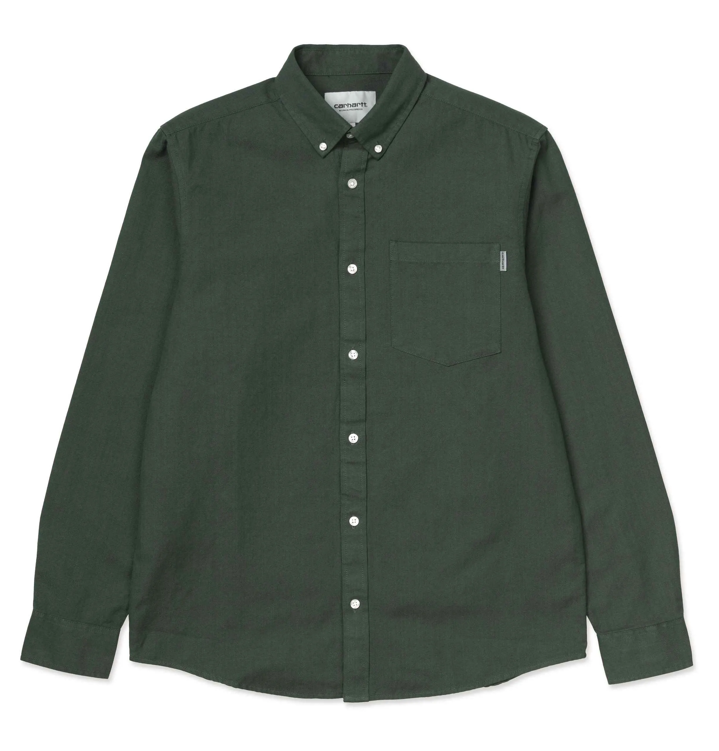 Carhartt WIP Dalton Shirt – Dark Fir – Heavy Rinsed