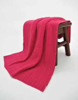 Cashmere Travel Blanket in Lollipop