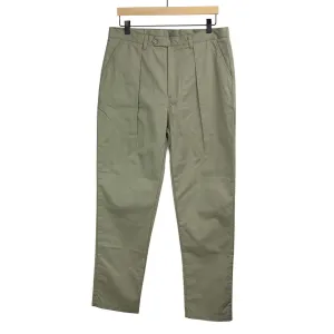 Comanche classic trousers in pale olive light cotton twill (restock)