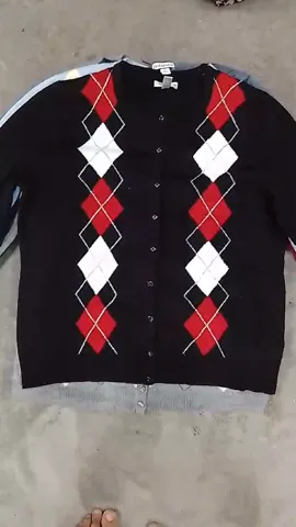 CR2696 Y2K Argyle Sweaters - 12 Pcs