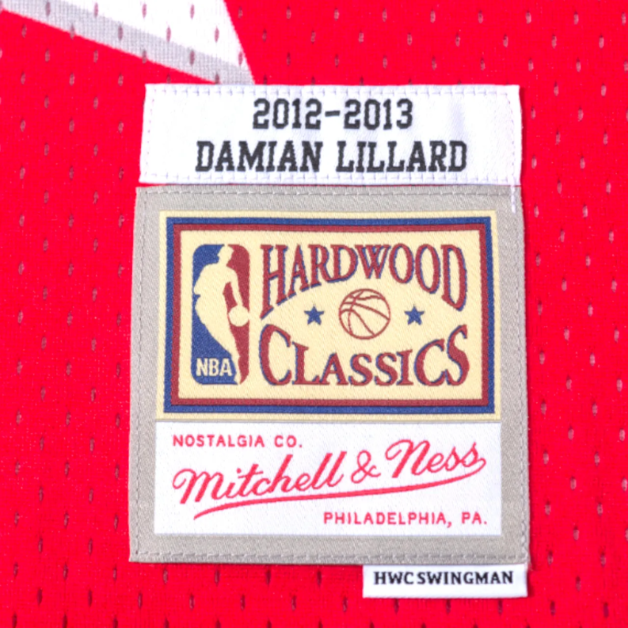 Damian Lillard Portland Trail Blazers 2012-2013 Rookie Year Hardwood Classic Alternate Mitchell & Ness Swingman Jersey - Red