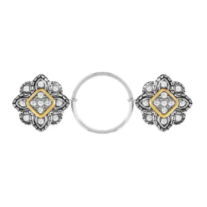 Embrace Fashion Fastener - Silver and Gold