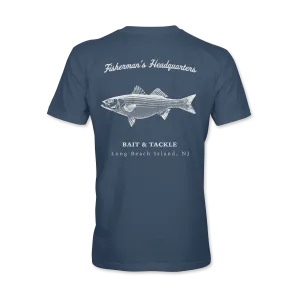 Fish Heads Striped Bass Comfort Colors T-Shirt