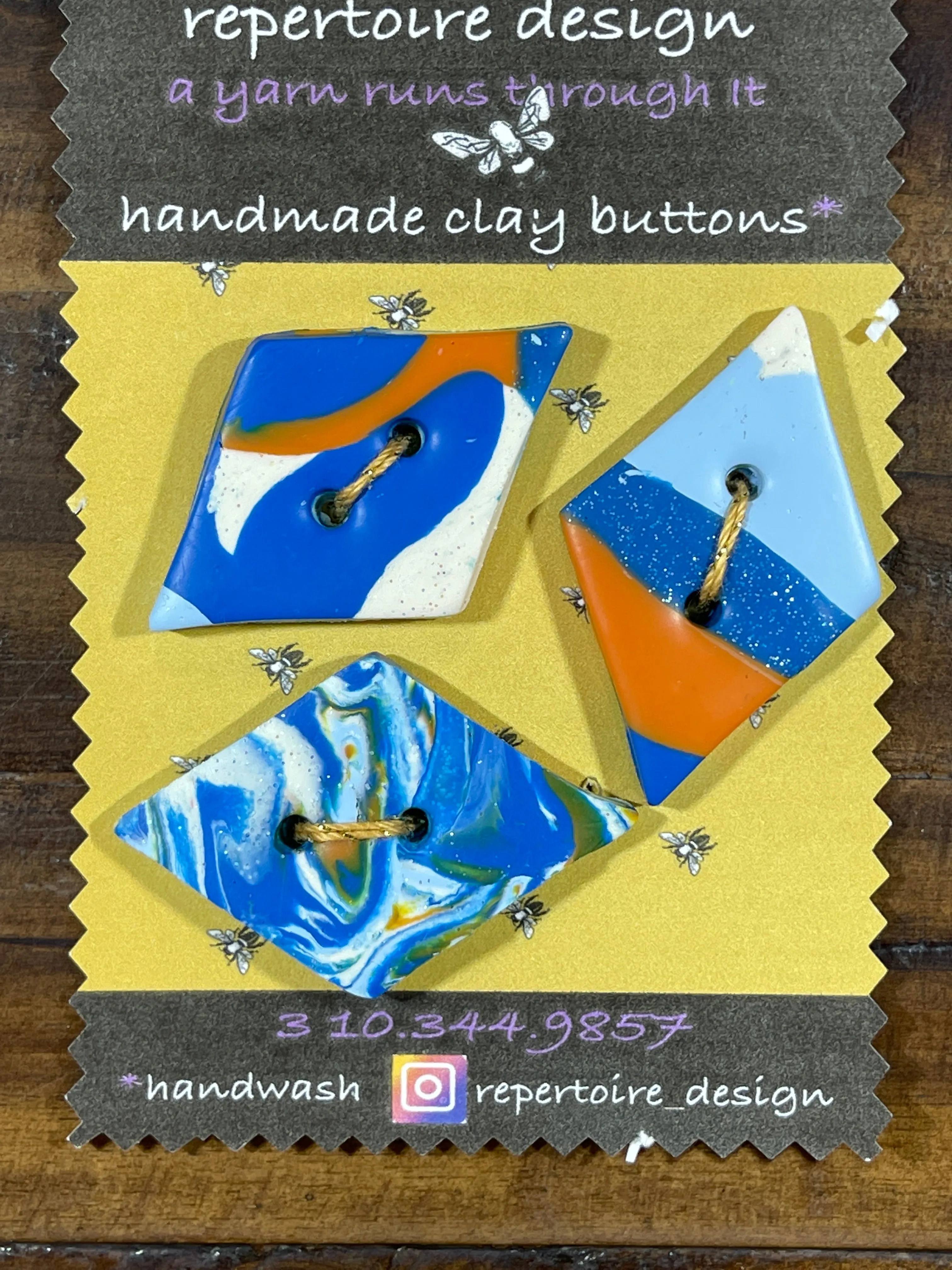 Handmade Clay Buttons