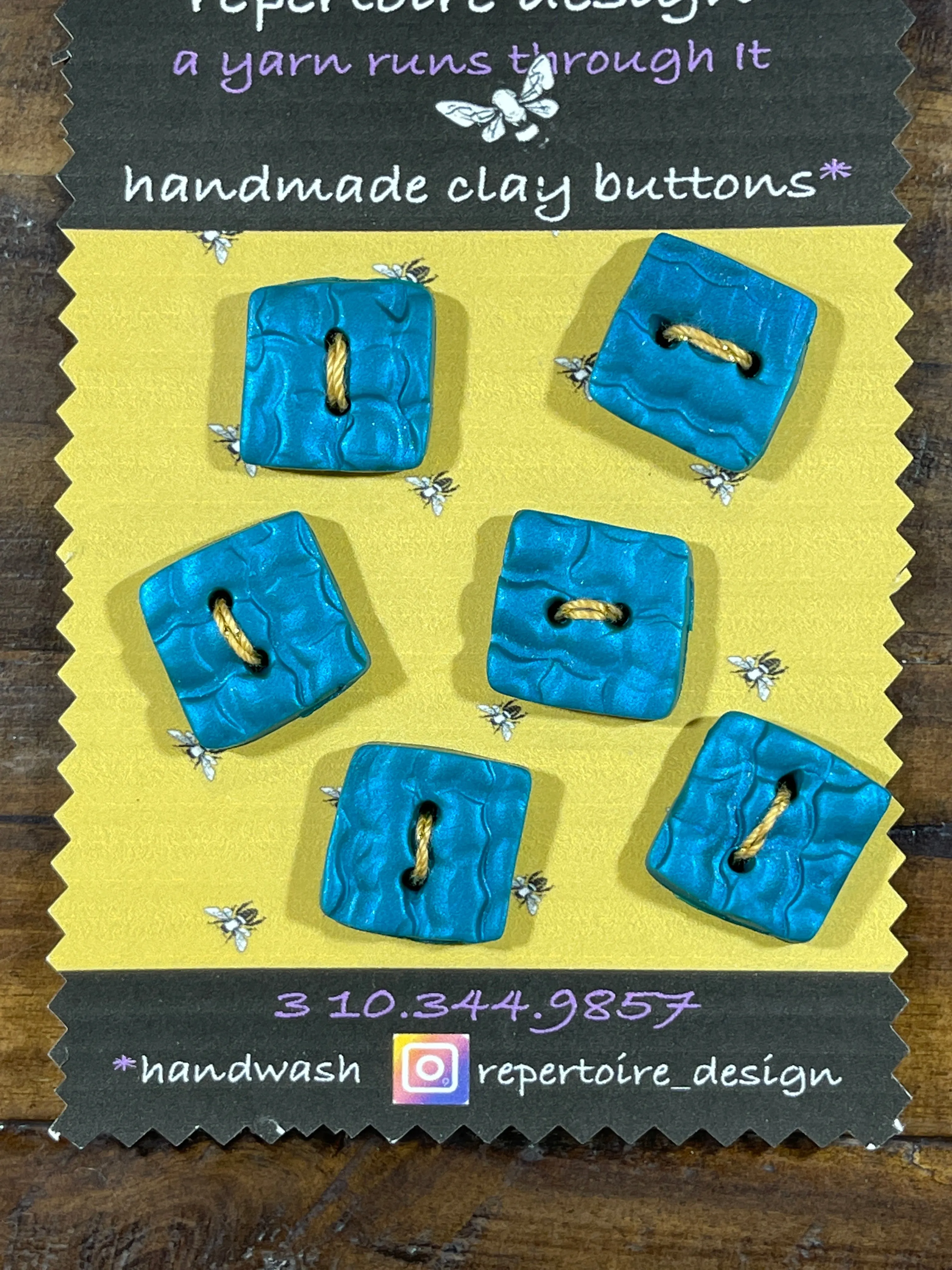 Handmade Clay Buttons