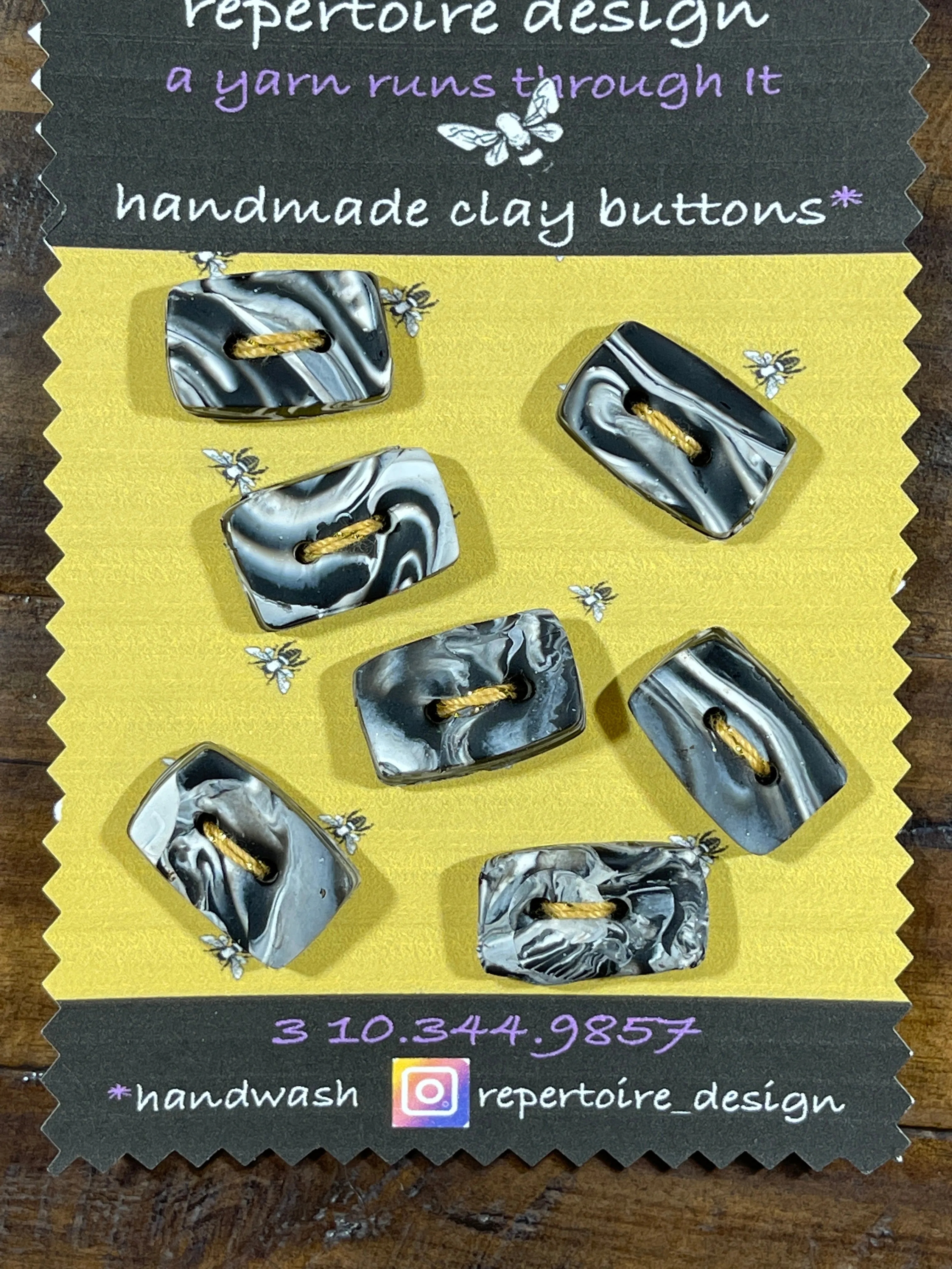 Handmade Clay Buttons