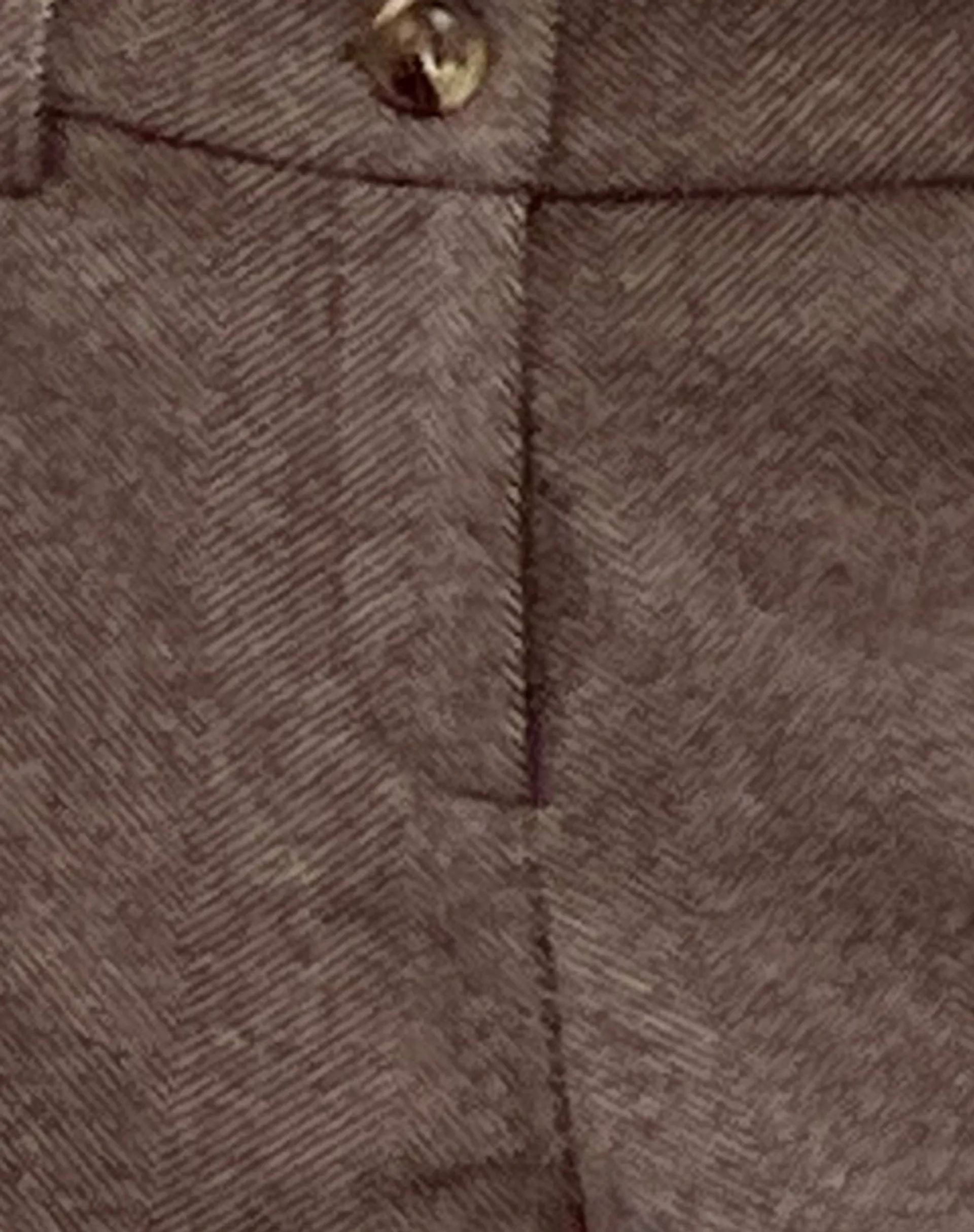 Helsa Low Rise Trouser in Dark Brown Tailoring