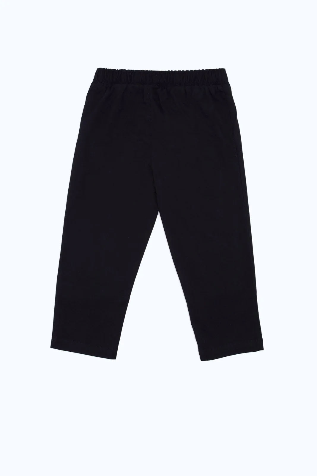 Infant Boys Black Plain Chino Trouser