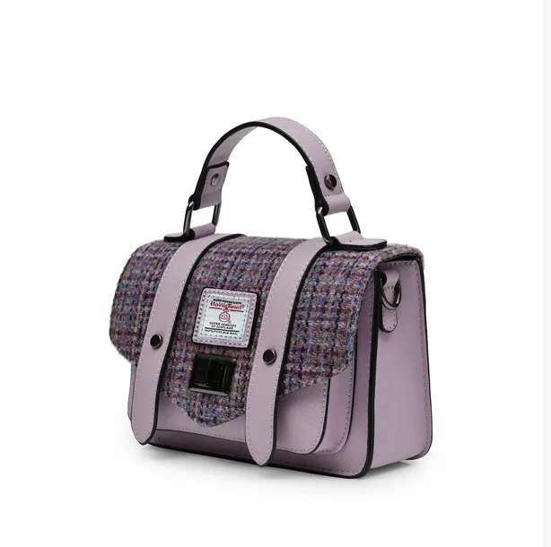 Mini Satchel Made with Genuine Harris Tweed by Islander