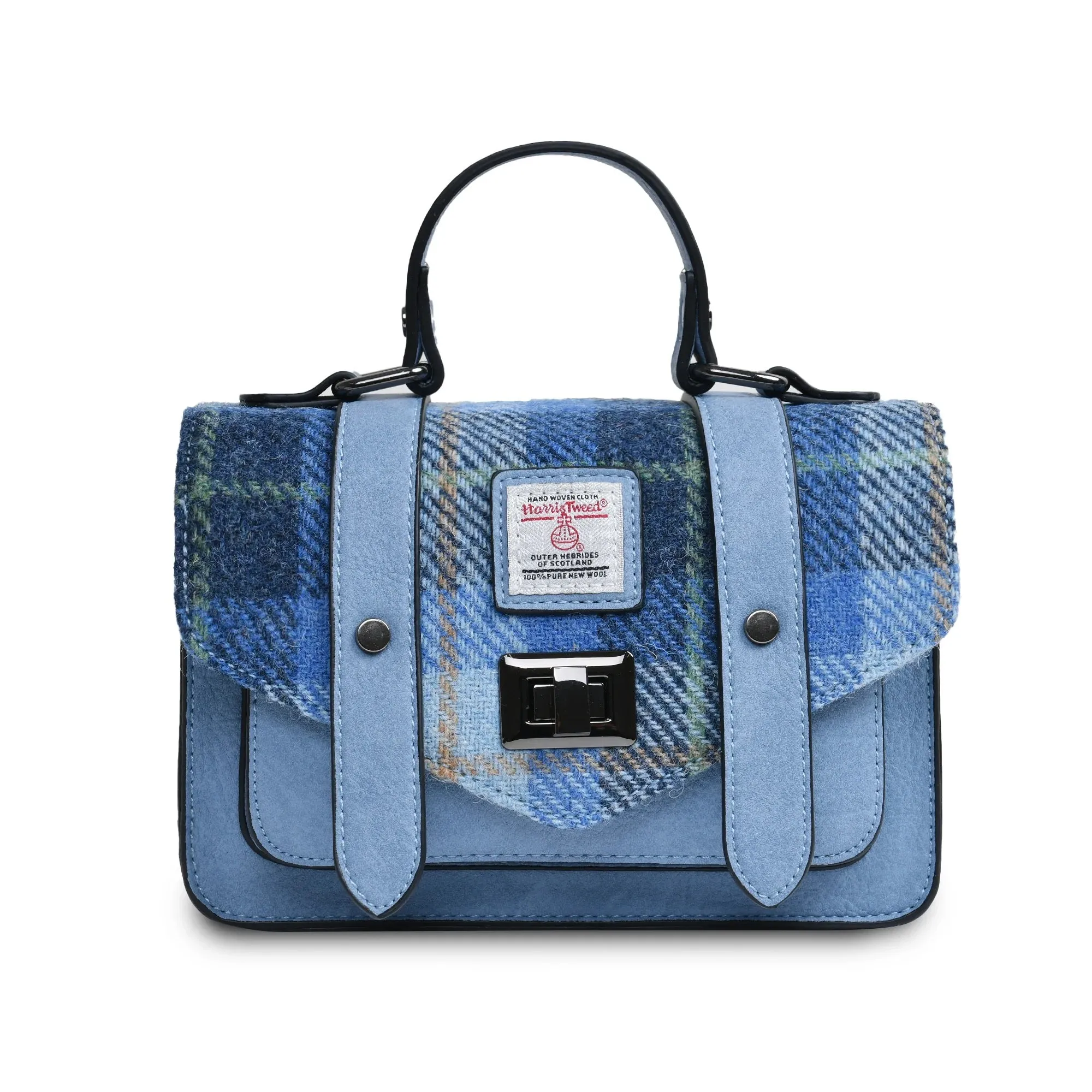 Mini Satchel Made with Genuine Harris Tweed by Islander