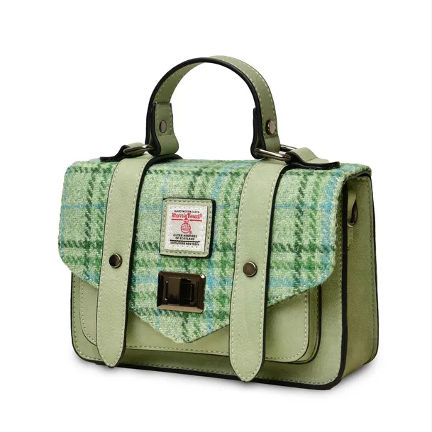 Mini Satchel Made with Genuine Harris Tweed by Islander