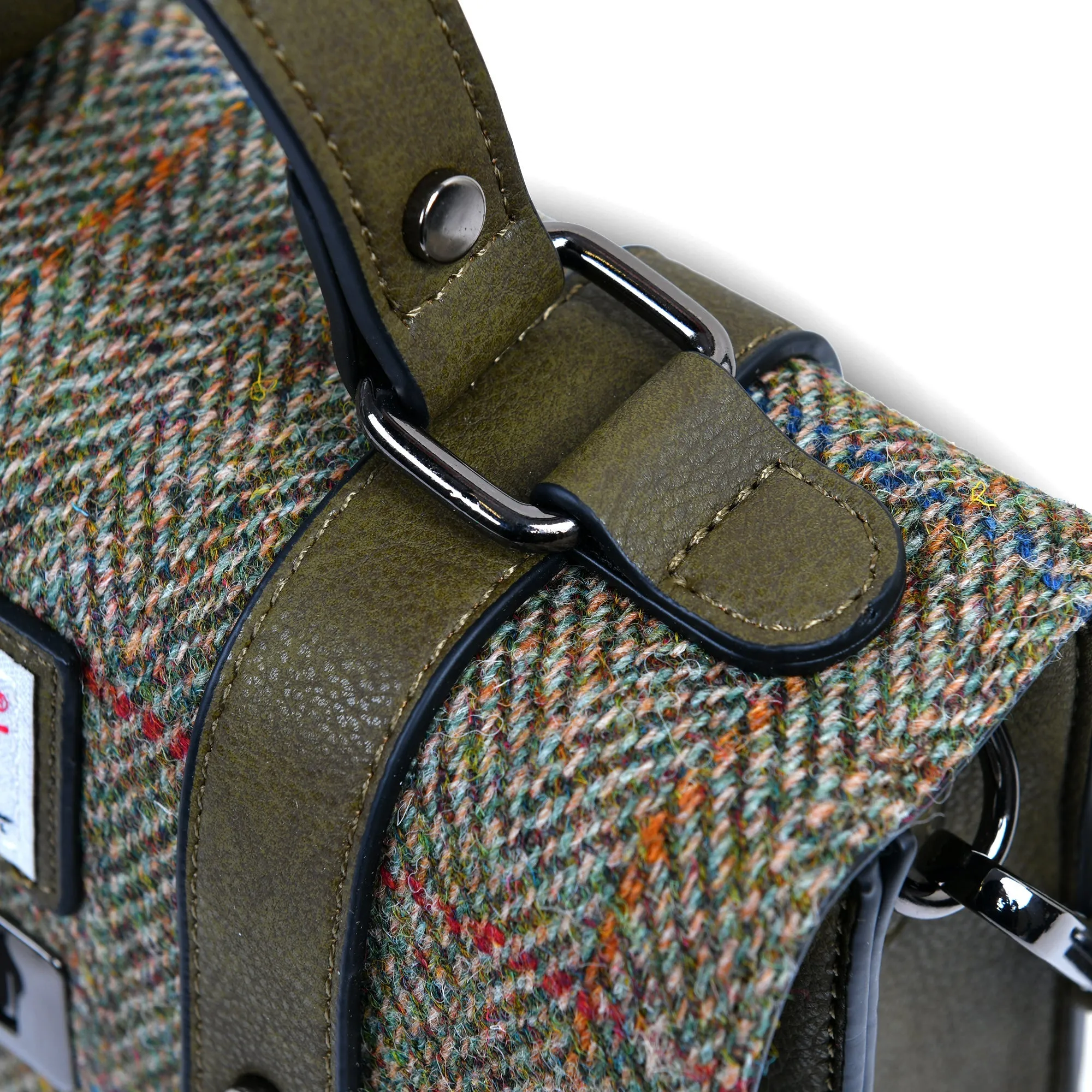 Mini Satchel Made with Genuine Harris Tweed by Islander