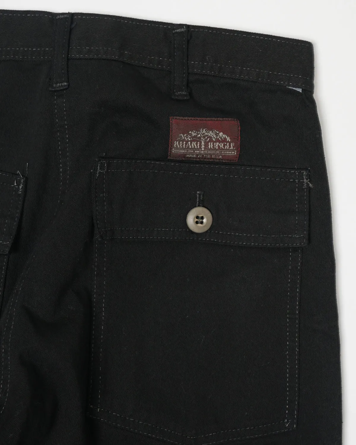 Khaki Jungle Utility Trousers / Black