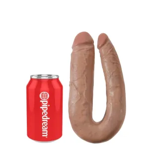 King Cock  U-Shaped Large Double Trouble - Tan