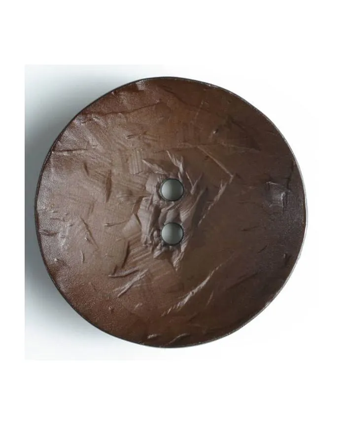 Large Brown Fashion Button