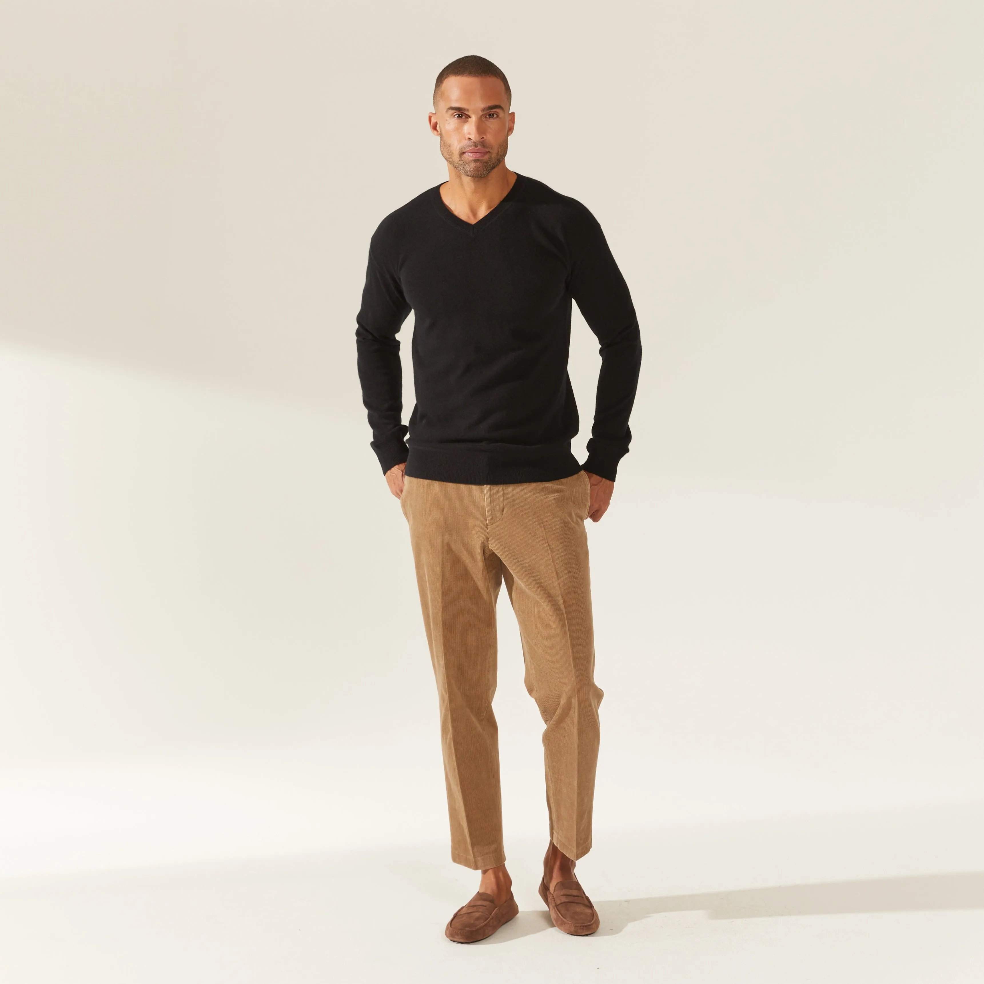 Liam Cashmere V-Neck Sweater