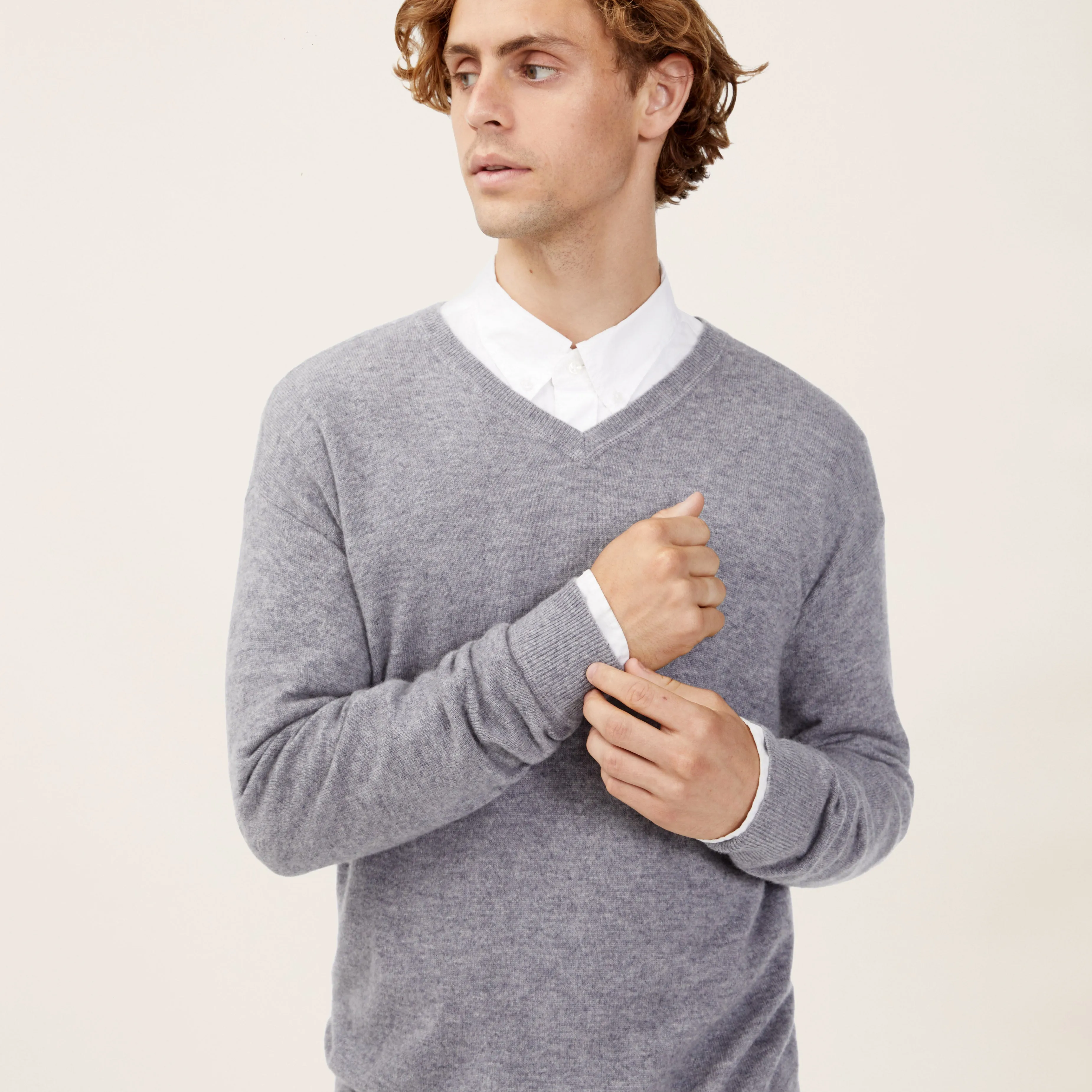 Liam Cashmere V-Neck Sweater