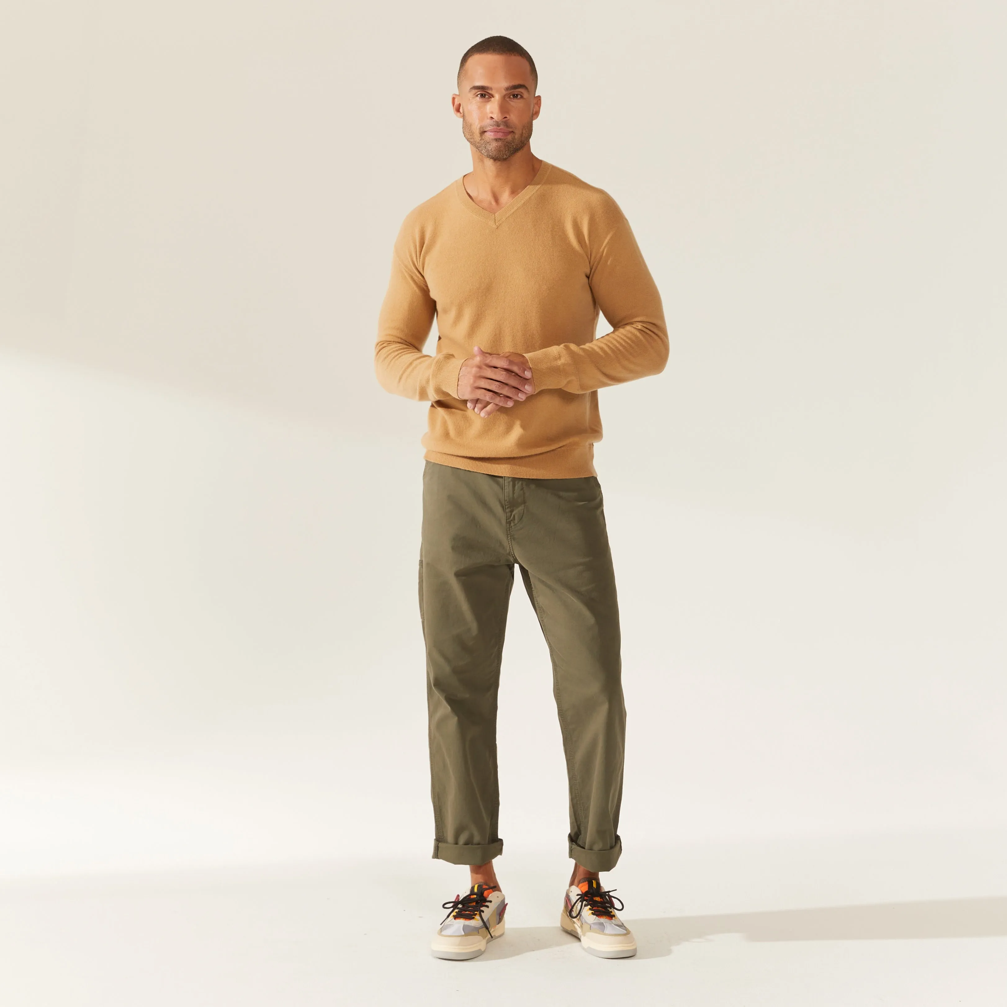 Liam Cashmere V-Neck Sweater
