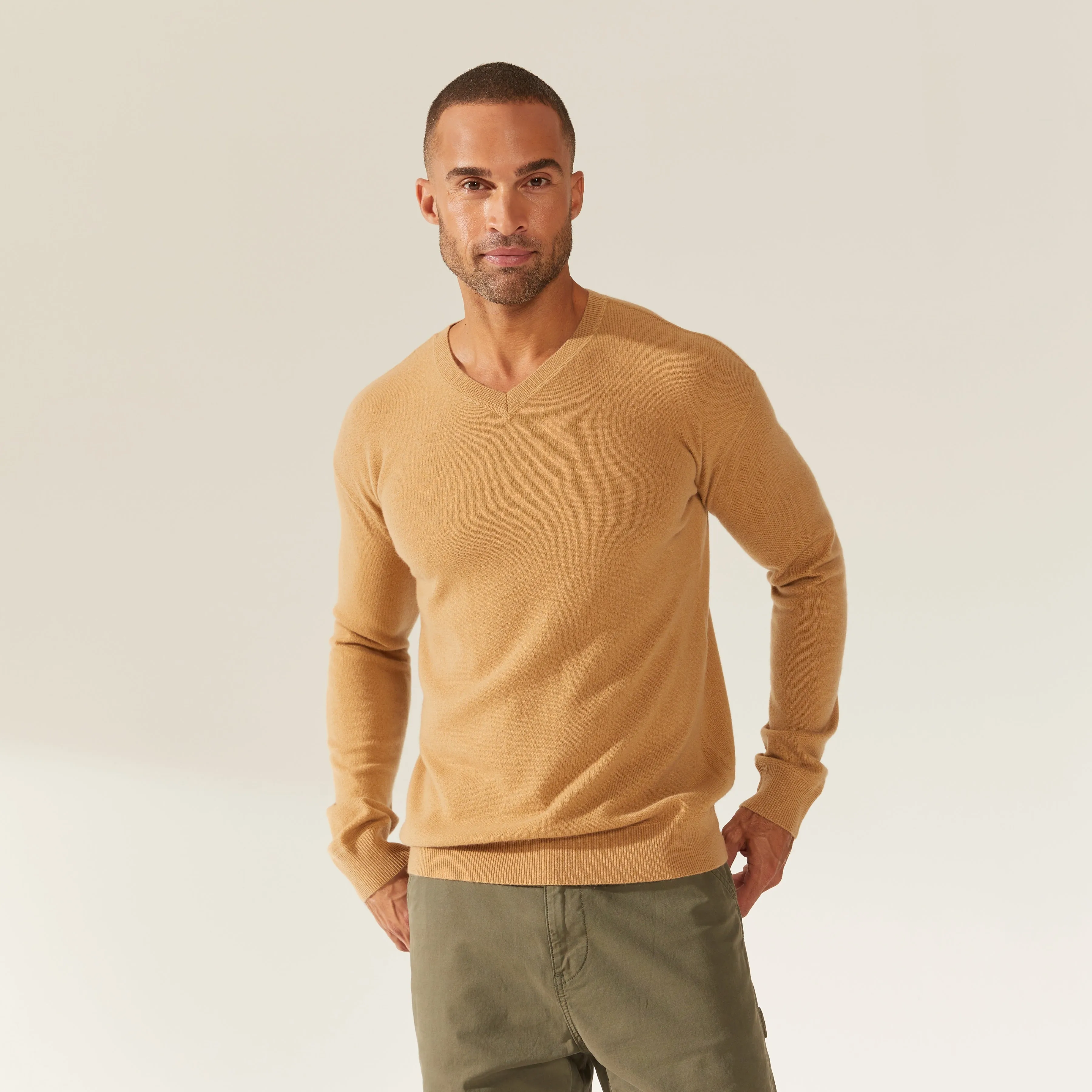 Liam Cashmere V-Neck Sweater