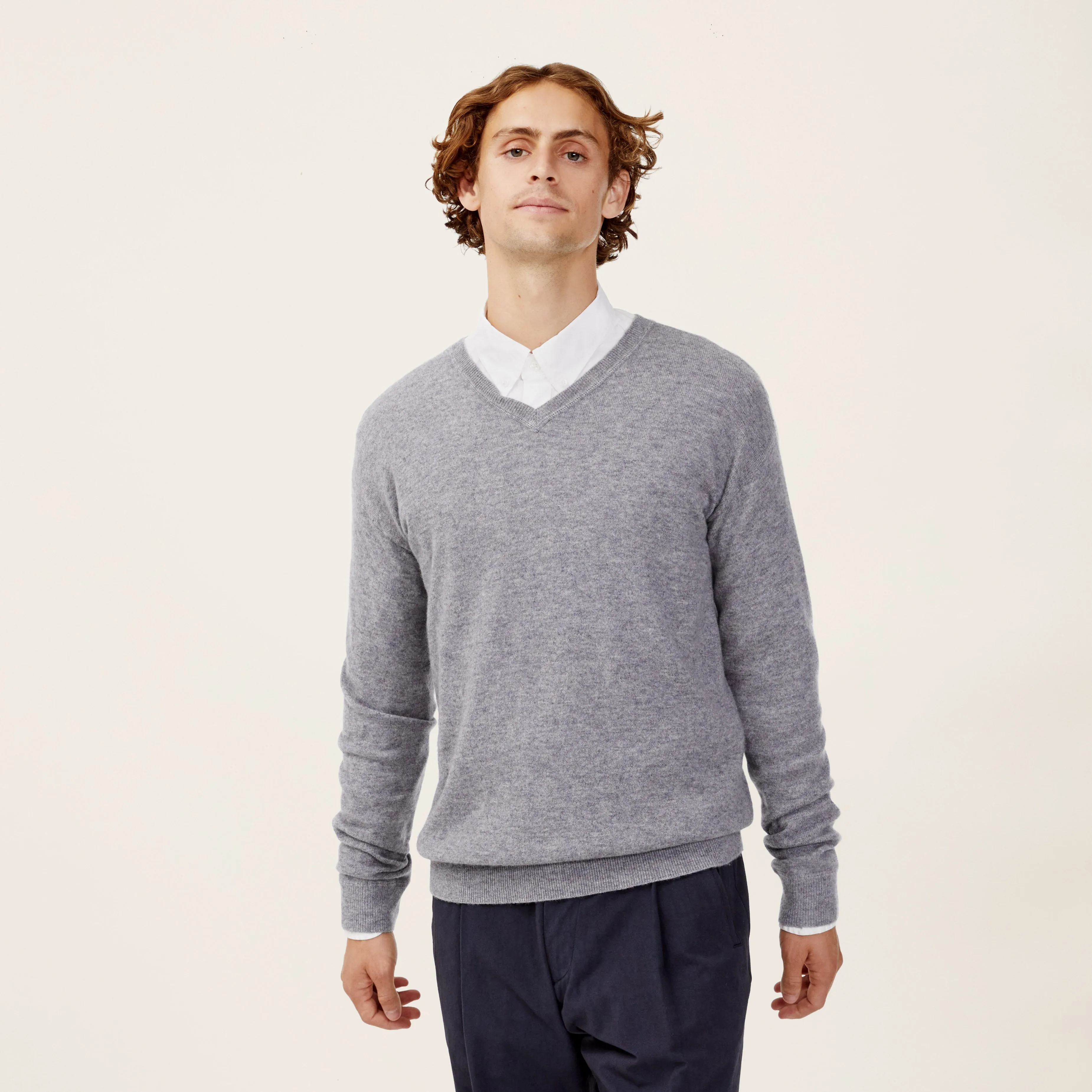 Liam Cashmere V-Neck Sweater