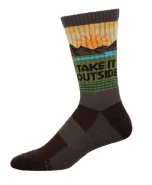 Men's Merino Take it Outside Crew Sock