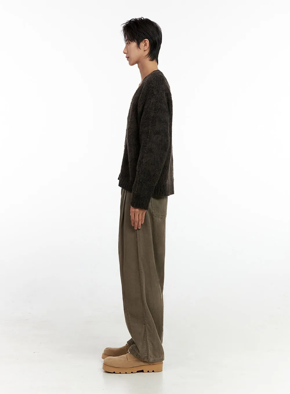 Men's Pintuck Corduroy Trousers IN411