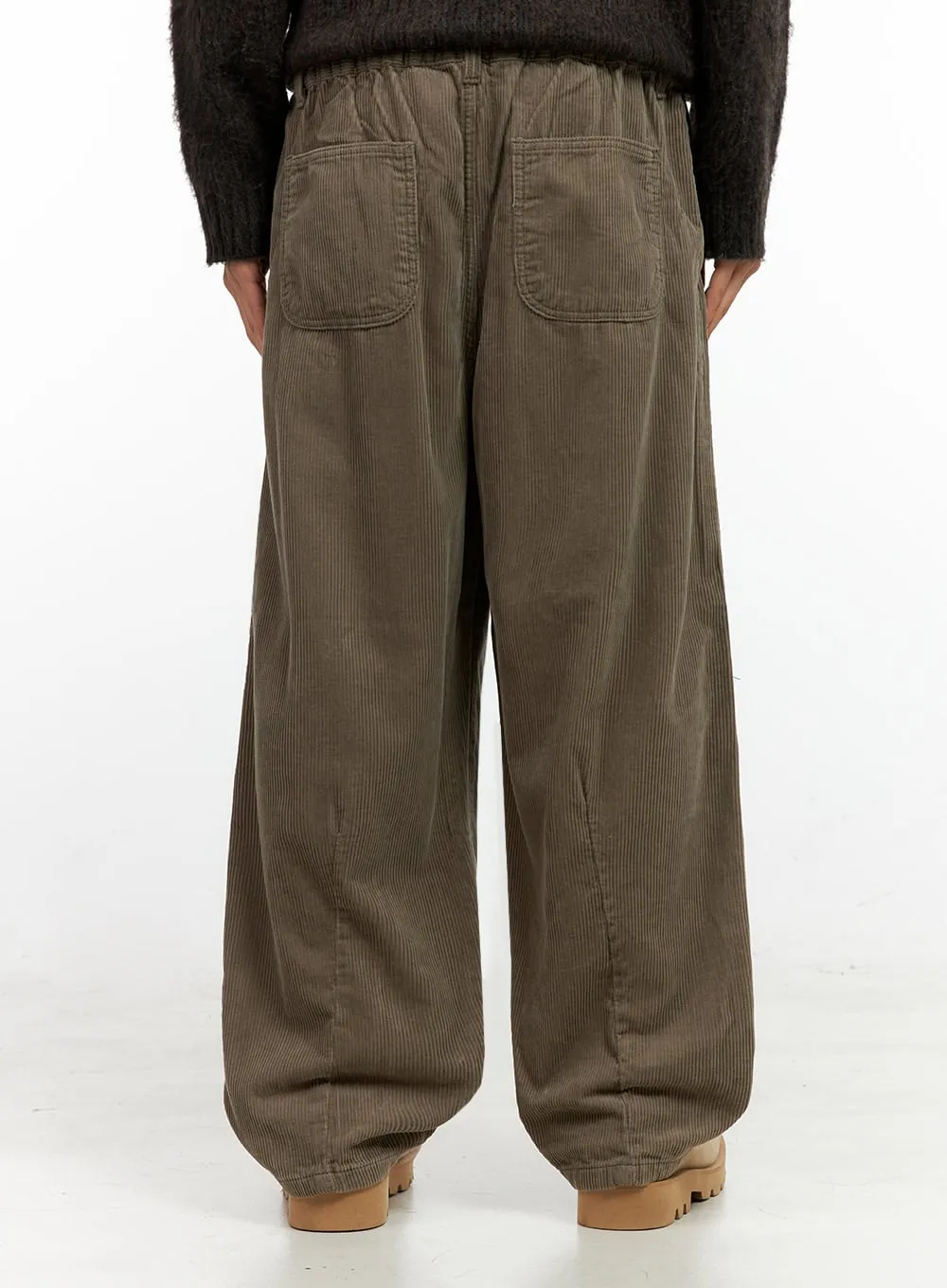 Men's Pintuck Corduroy Trousers IN411