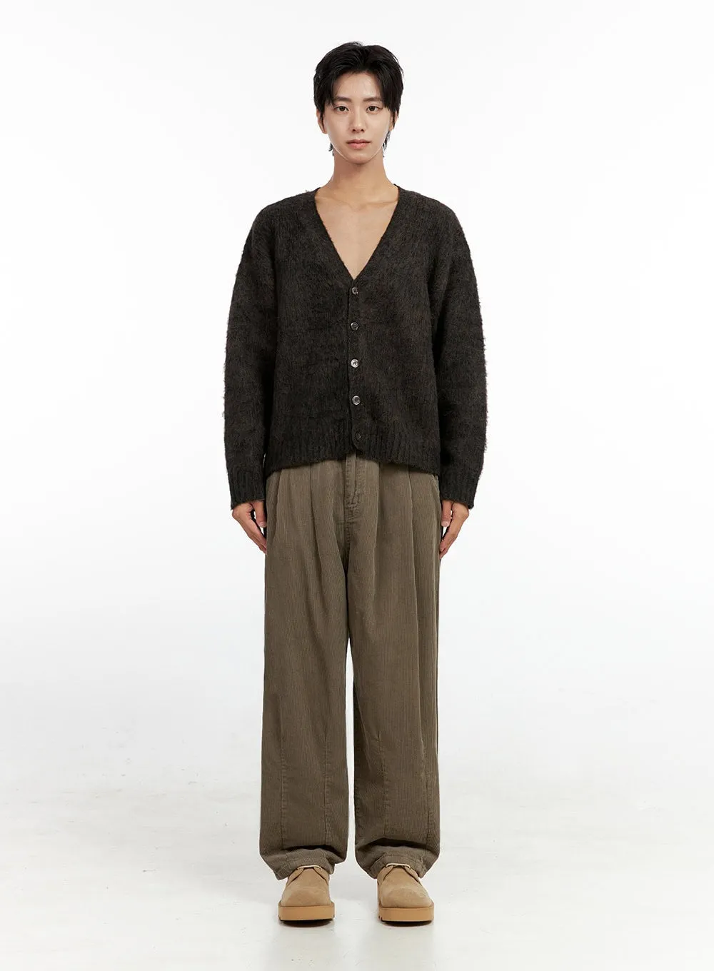 Men's Pintuck Corduroy Trousers IN411