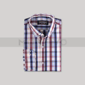 Multi-Colors Check Cotton Shirt
