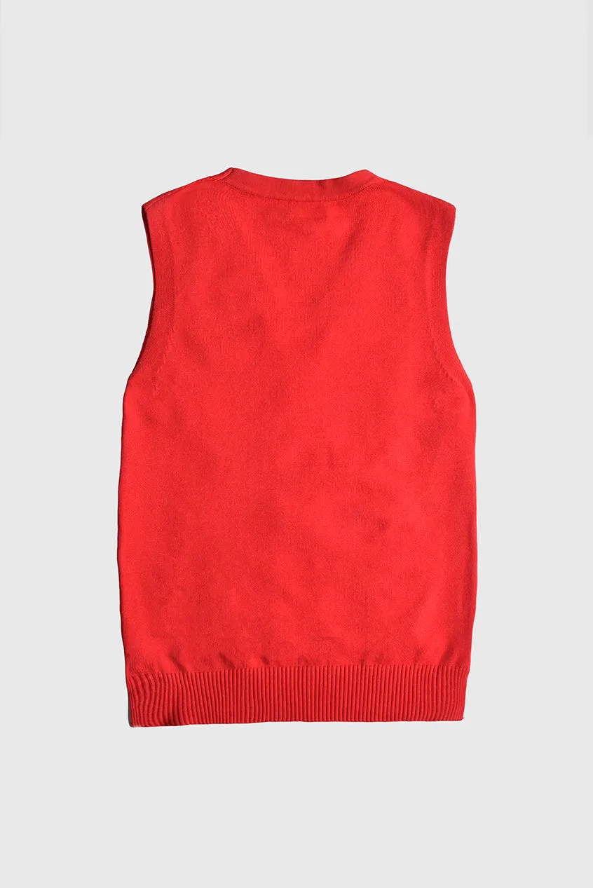 Neck Argyle  Sweater
