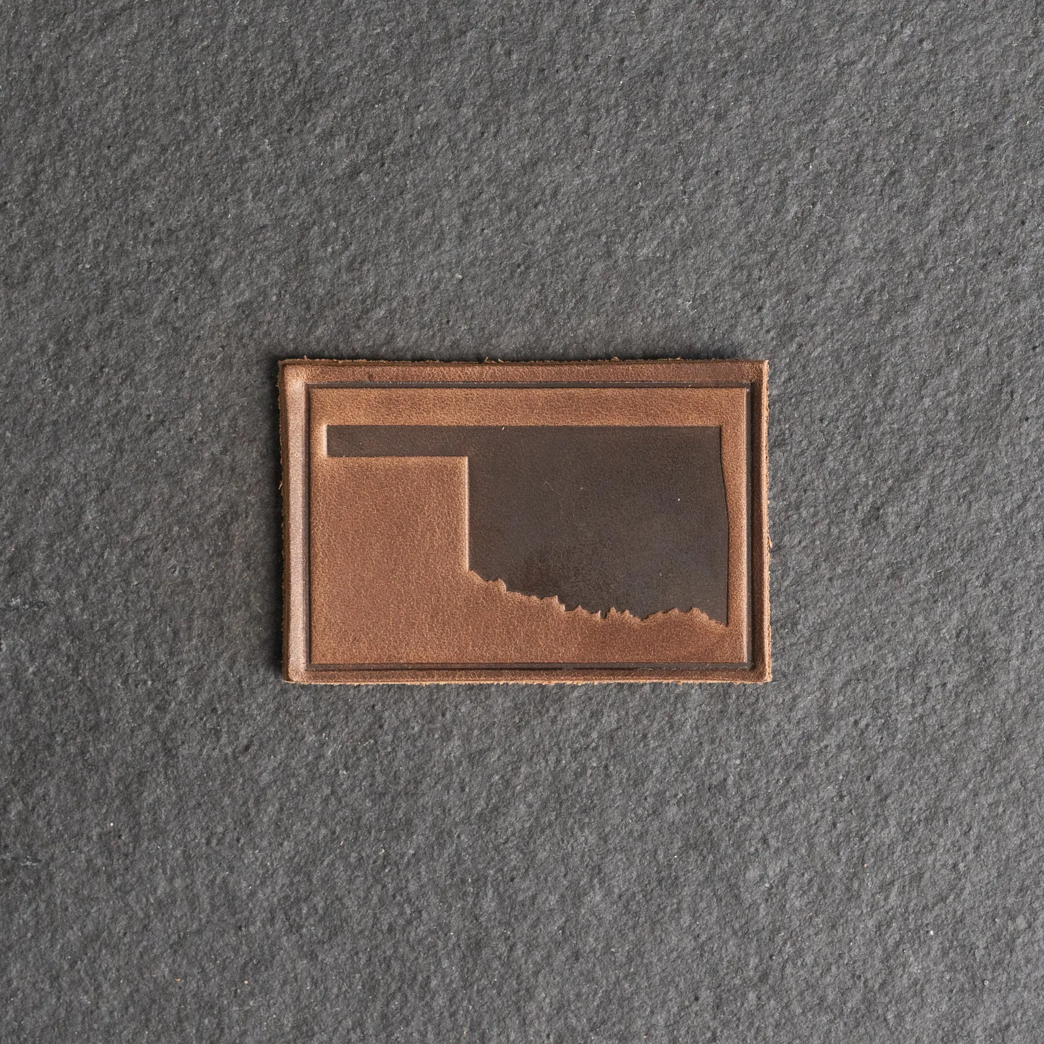 Oklahoma Leather Patches with optional Velcro added