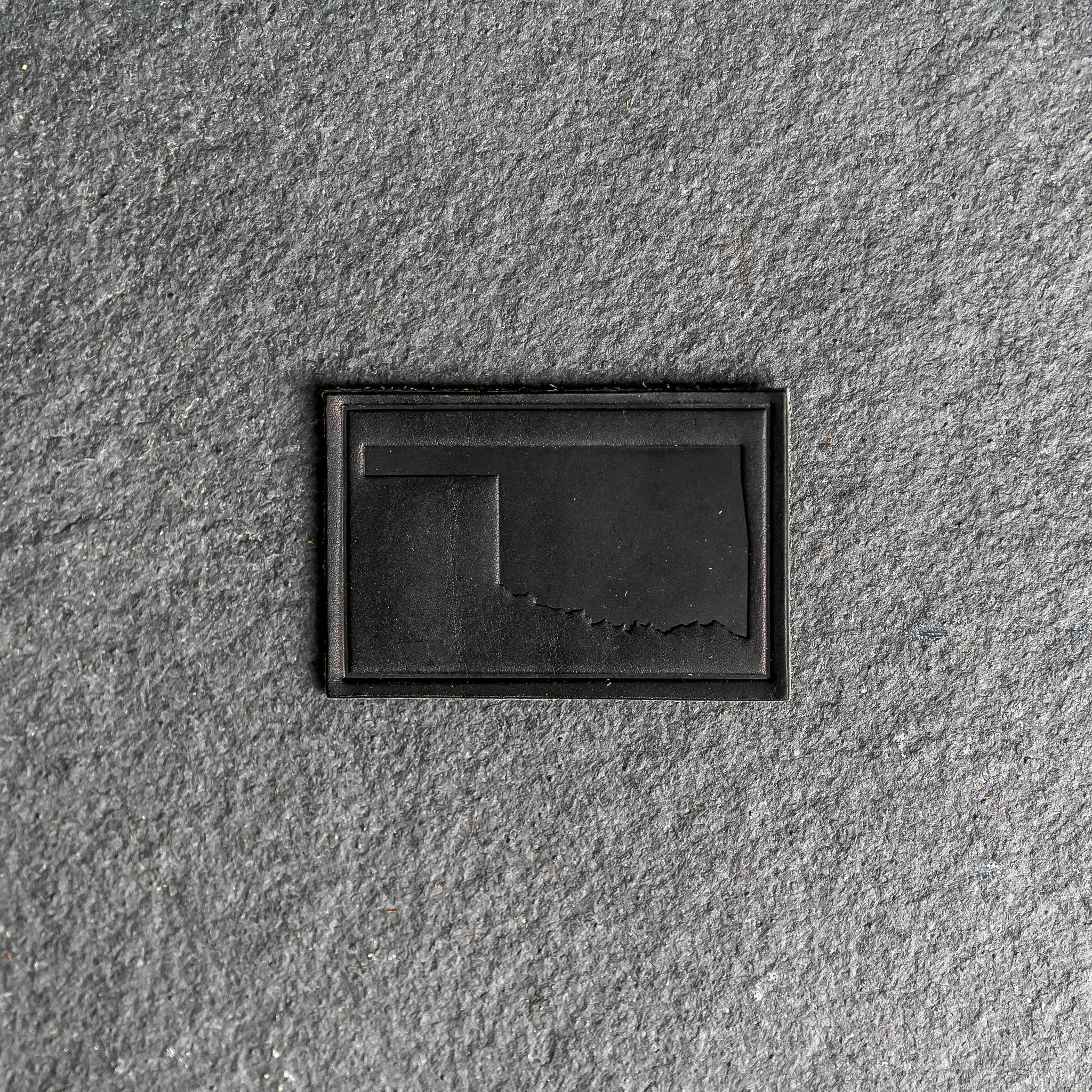 Oklahoma Leather Patches with optional Velcro added