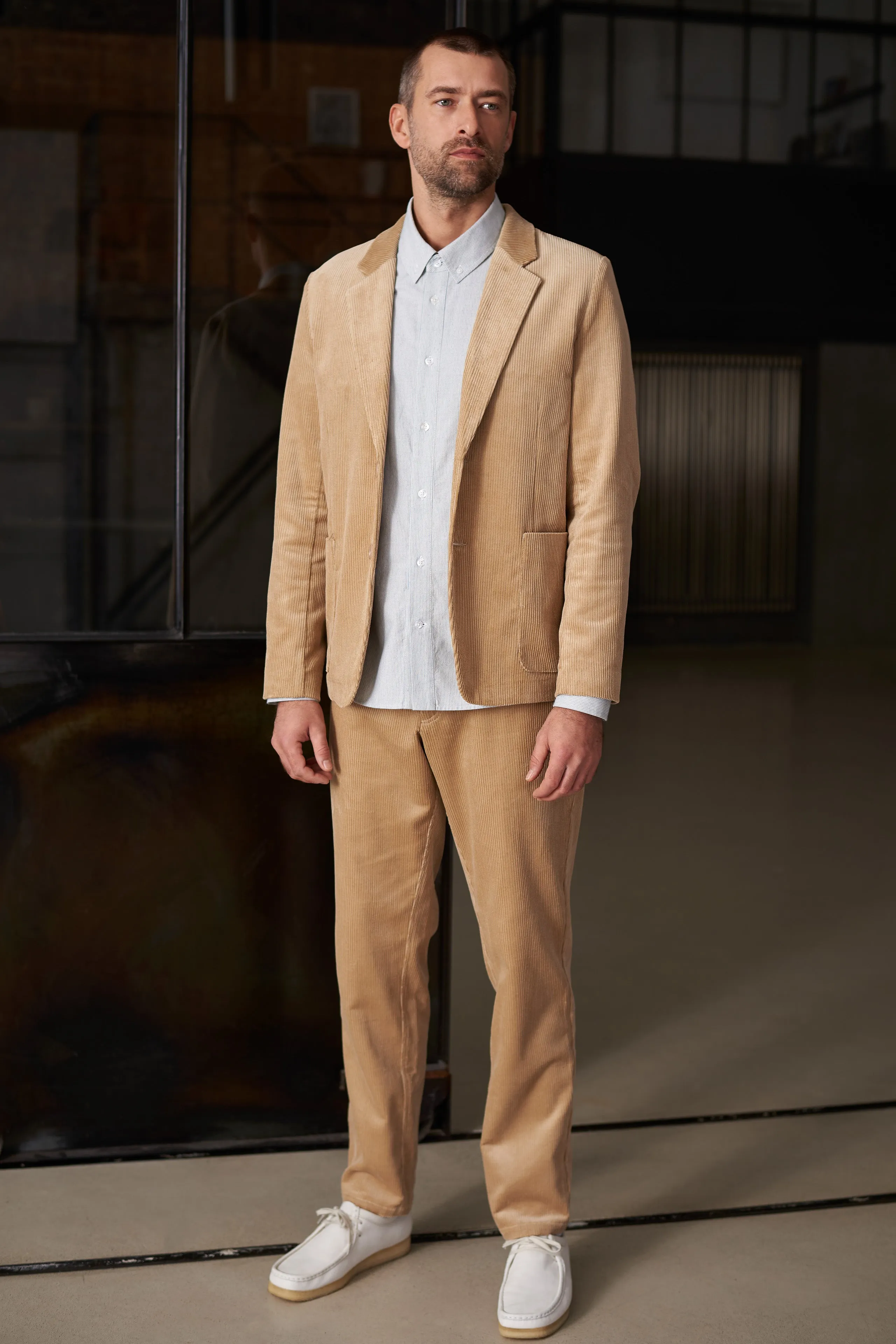 OLF trousers eco corduroy sand