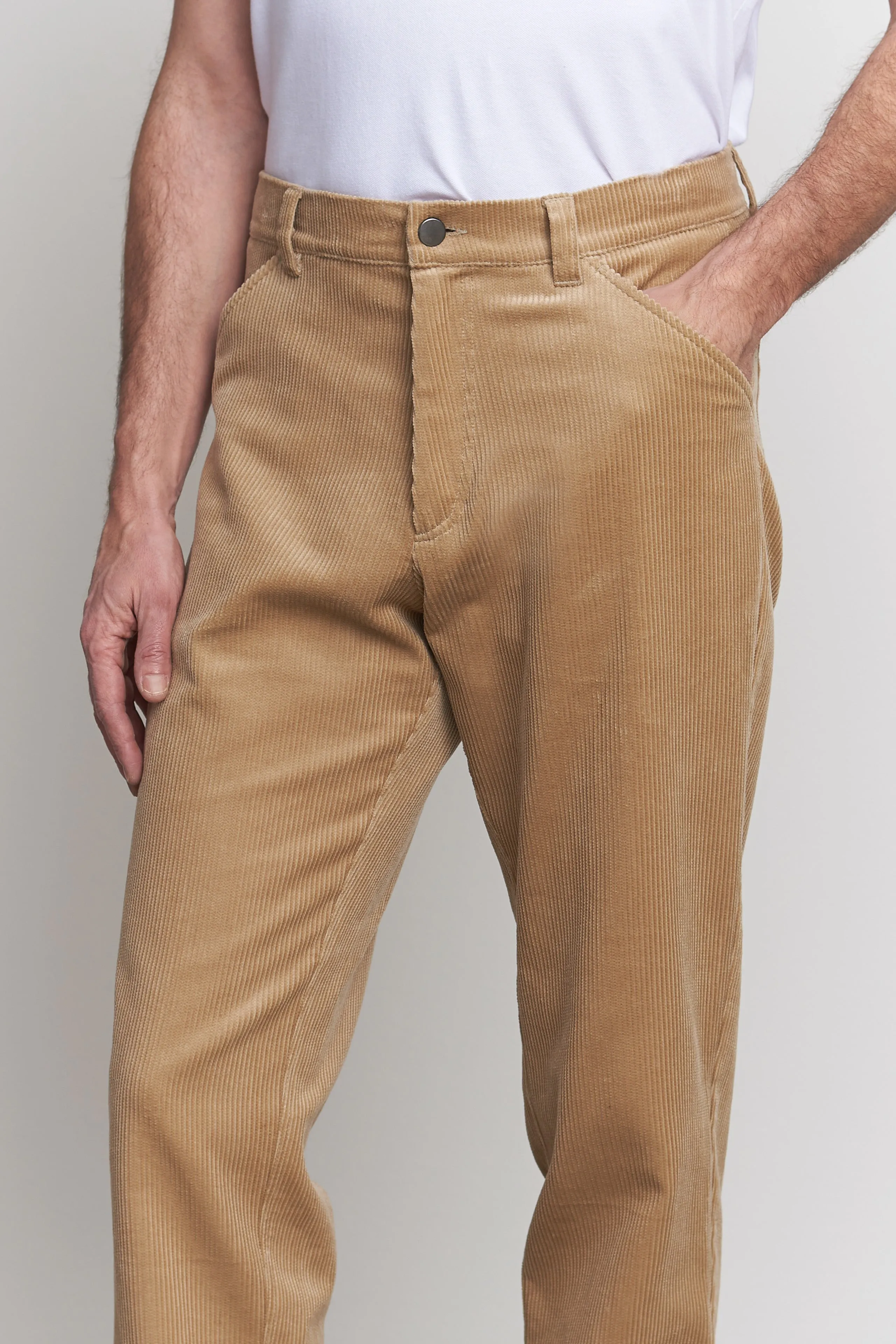 OLF trousers eco corduroy sand